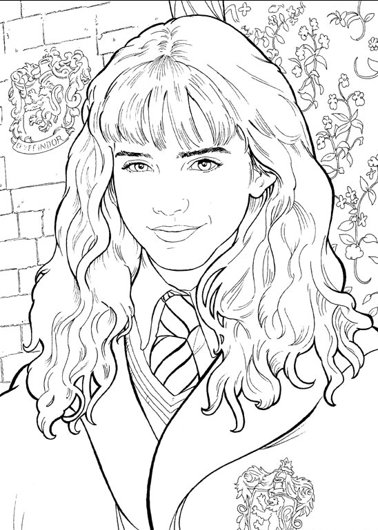 Plansa de colorat cu Harry Potter 4 138